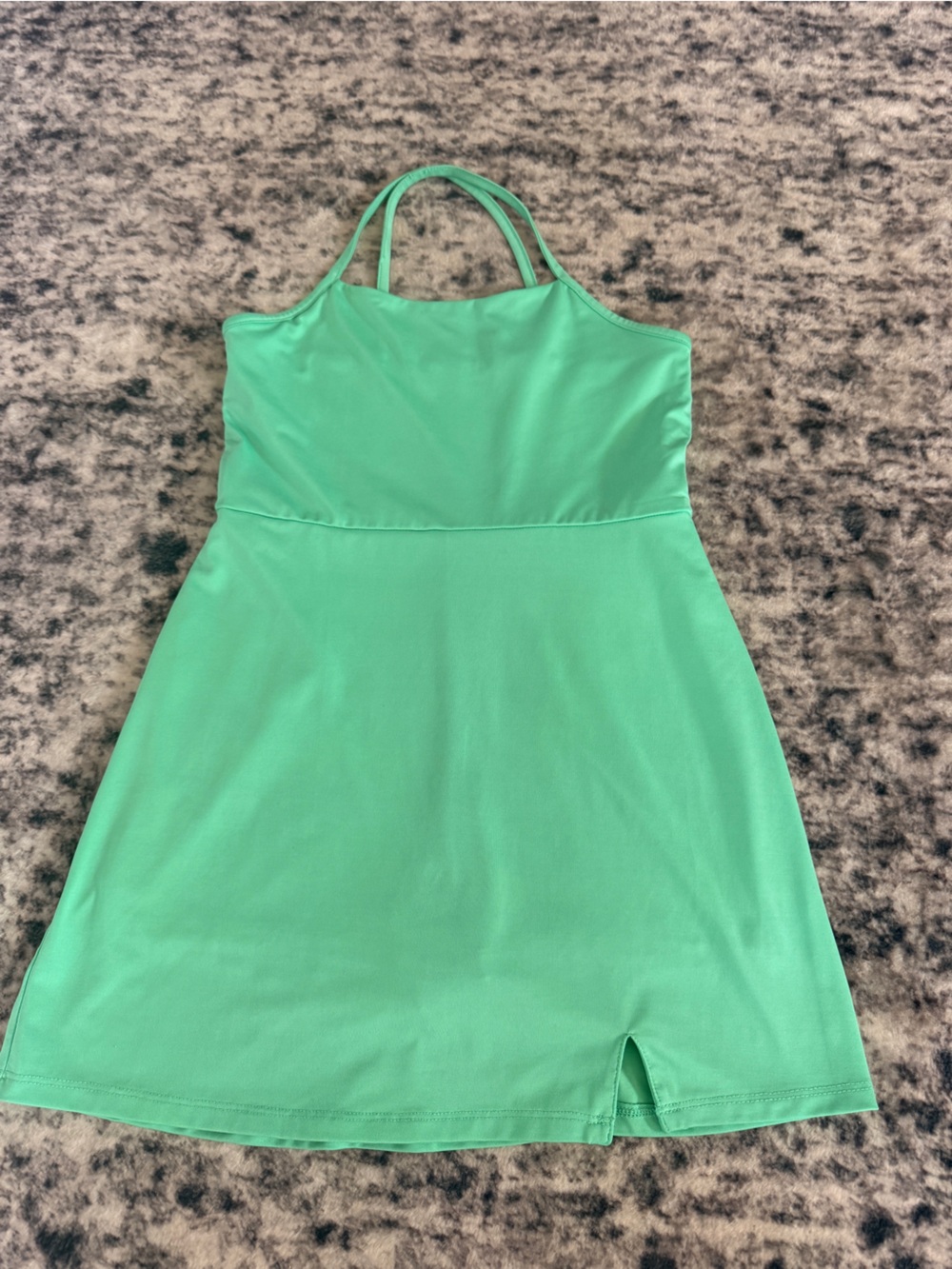 art class Mint Green Girls' One-Piece Active Dress with Thin Straps